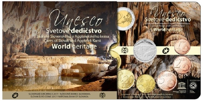 Szlovák 8 részes forgalmi sor 2017 - UNESCO: A szlovák karszt (BU)