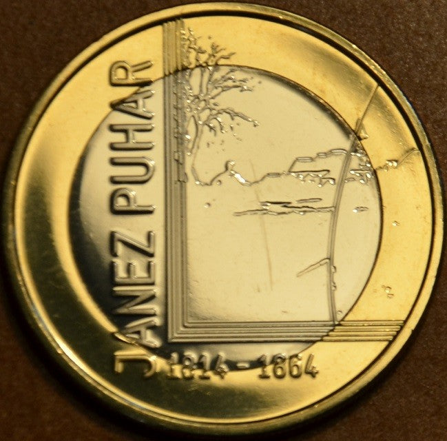 3 Euro Szlovénia 2014 - Janez Puhar (UNC)