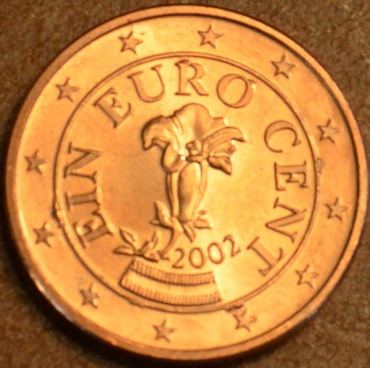 1 cent Ausztria 2002 (UNC)