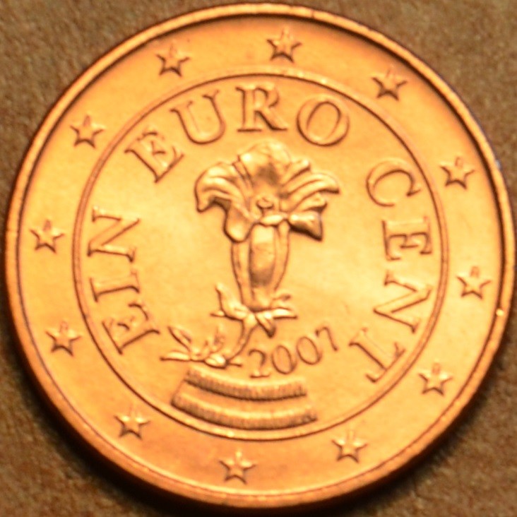 1 cent Ausztria 2007 (UNC)