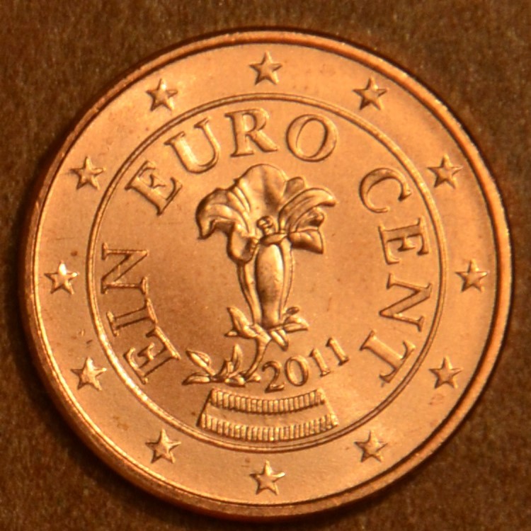 1 cent Ausztria 2011 (UNC)