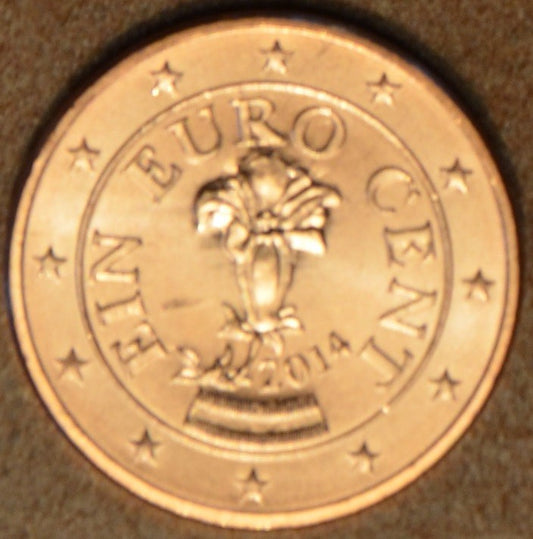 1 cent Ausztria 2014 (UNC)