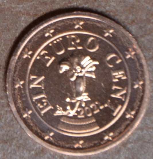 1 cent Ausztria 2021 (UNC)