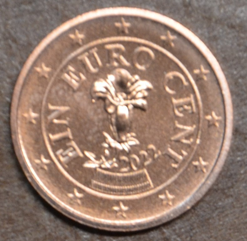 1 cent Ausztria 2022 (UNC)