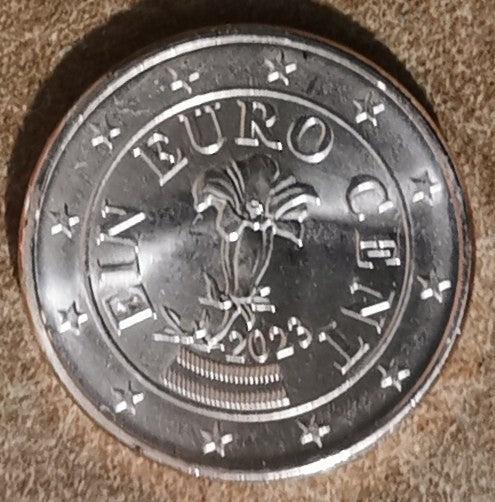 1 cent Ausztria 2023 (UNC)