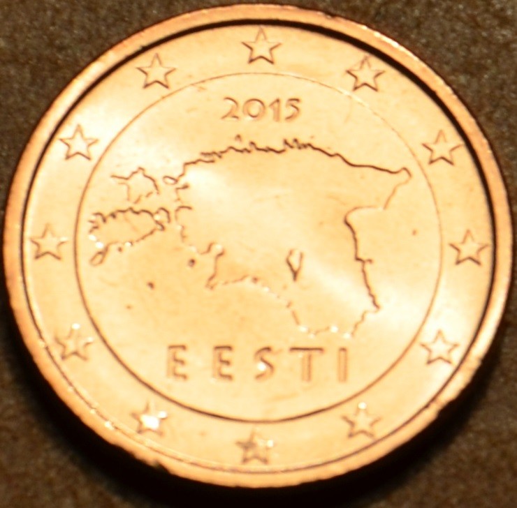 1 cent Észtország 2015 (UNC)