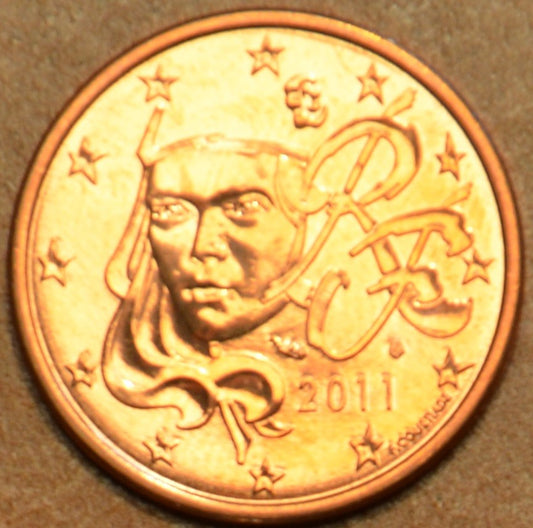 1 cent Franciaország 2011 (UNC)