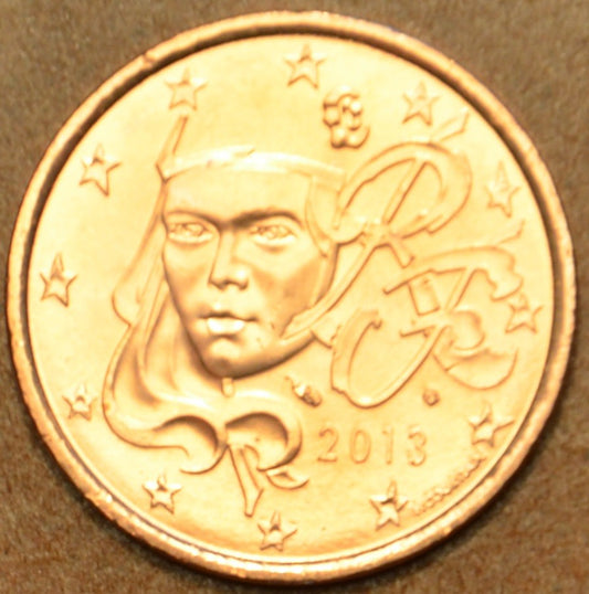 1 cent Franciaország 2013 (UNC)