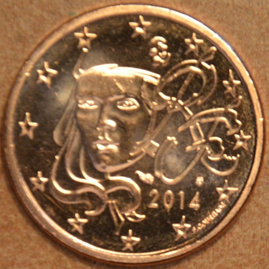 1 cent Franciaország 2014 (UNC)