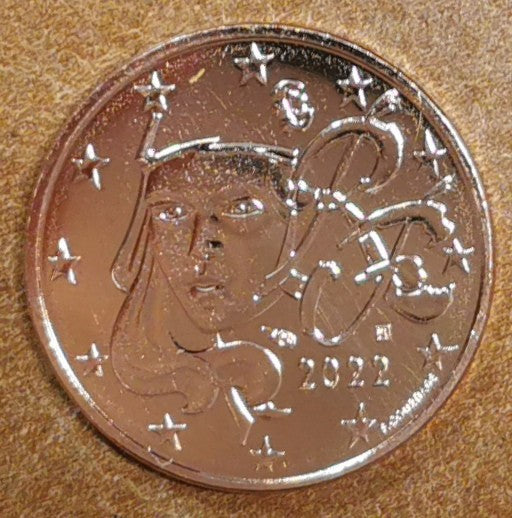 1 cent Franciaország 2022 (UNC)