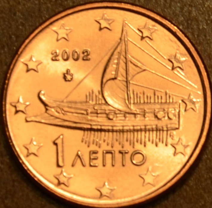 1 cent Görögország 2002 (UNC)