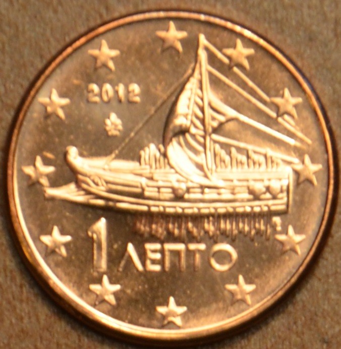 1 cent Görögország 2012 (UNC)