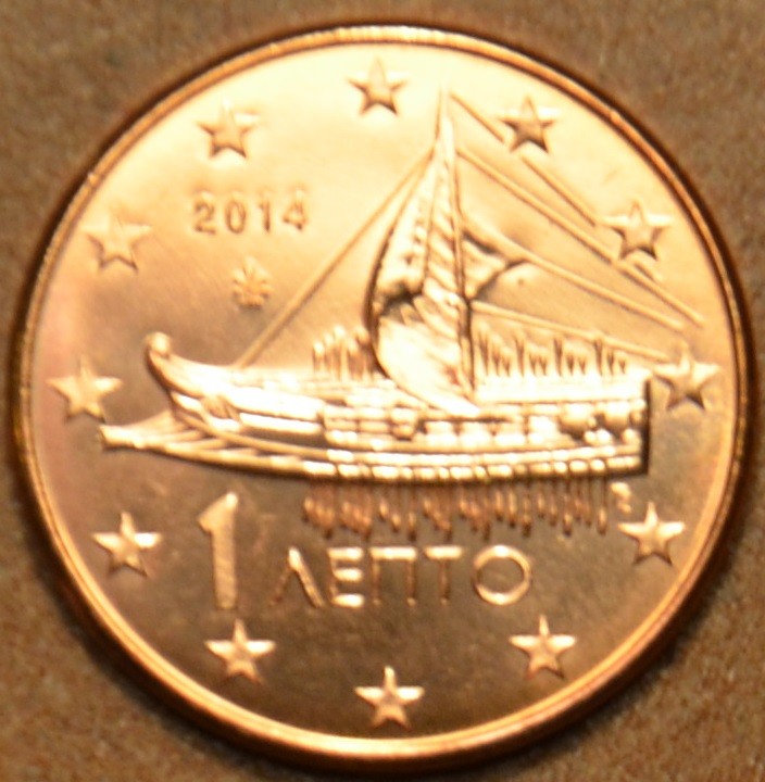 1 cent Görögország 2014 (UNC)