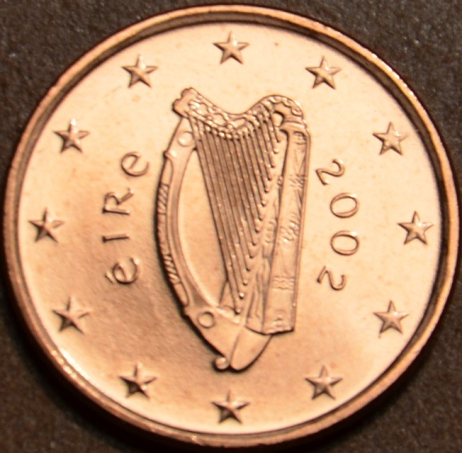 1 cent Írország 2002 (UNC)