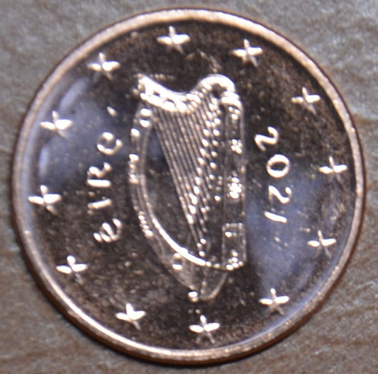 1 cent Írország 2021 (UNC)