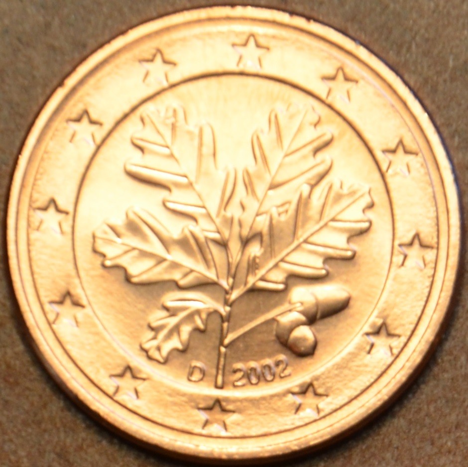 1 cent Németország 2002 "D" (UNC)