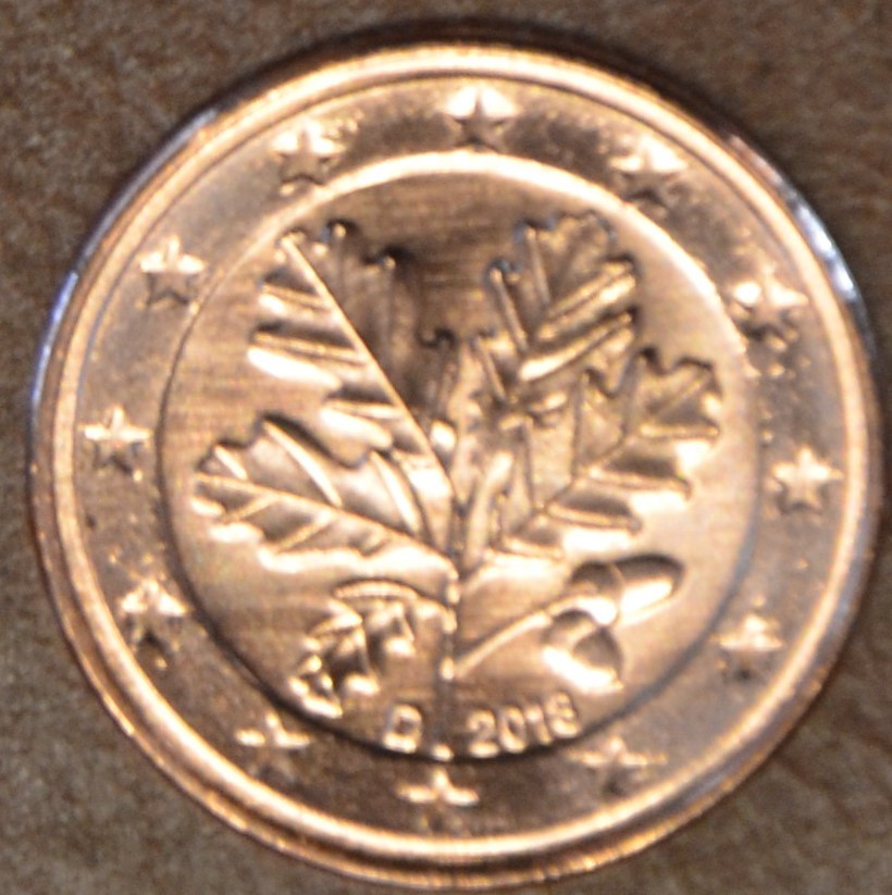 1 cent Németország 2018 "D" (UNC)