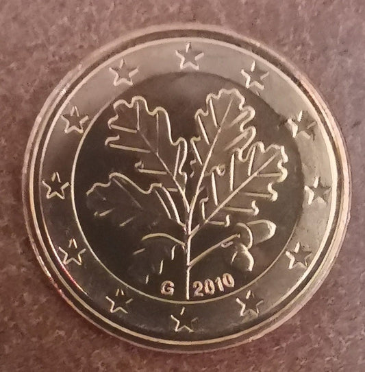 1 cent Németország 2010 "G" (UNC)