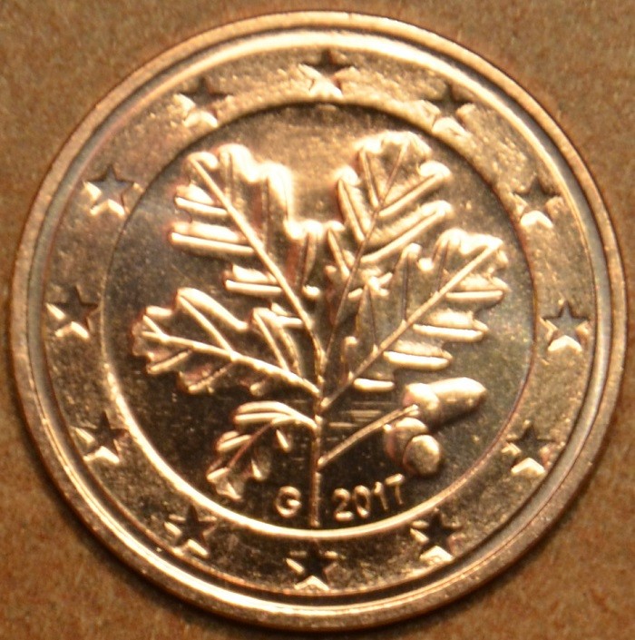 1 cent Németország 2017 "G" (UNC)