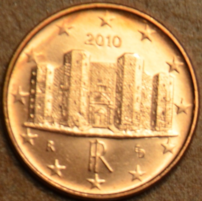 1 cent Olaszország 2010 (UNC)