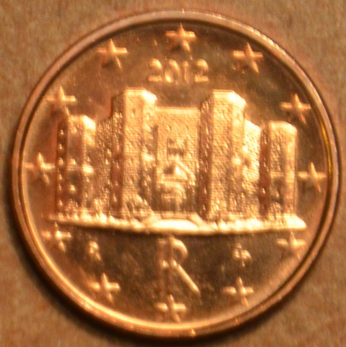 1 cent Olaszország 2012 (UNC)