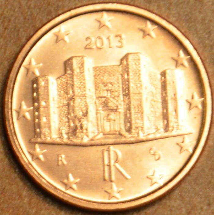 1 cent Olaszország 2013 (UNC)