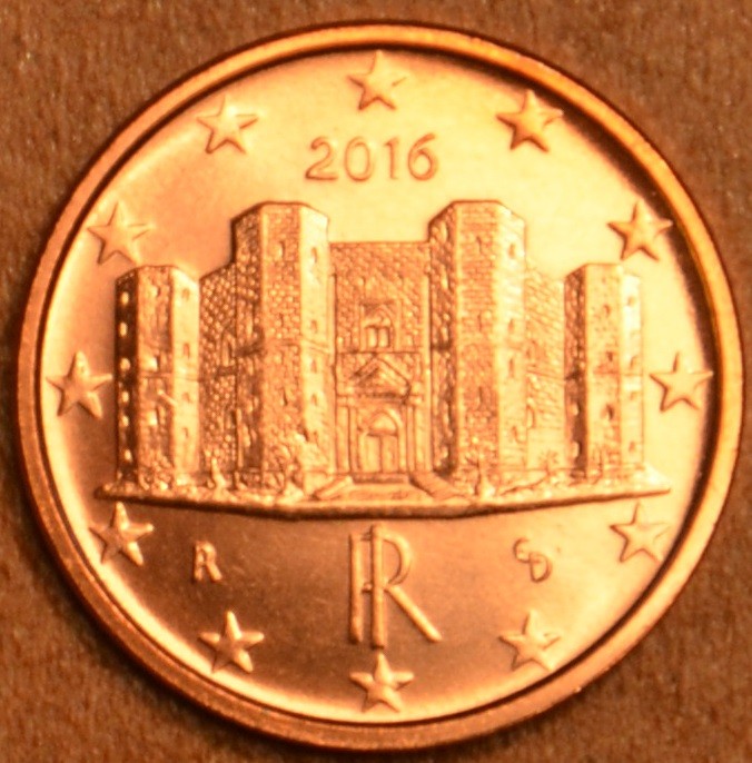 1 cent Olaszország 2016 (UNC)