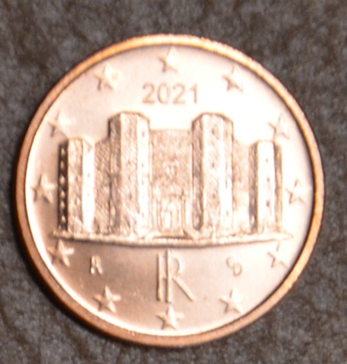 1 cent Olaszország 2021 (UNC)