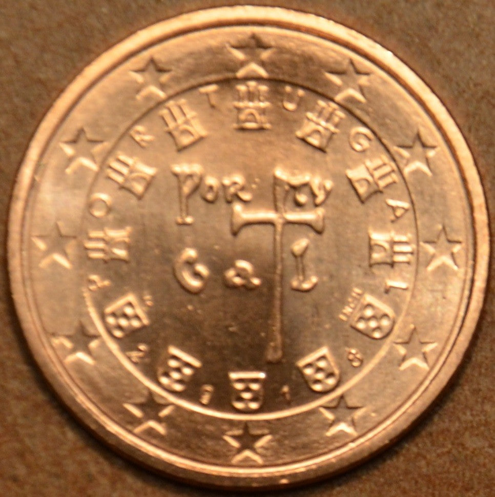 1 cent Portugália 2018 (UNC)