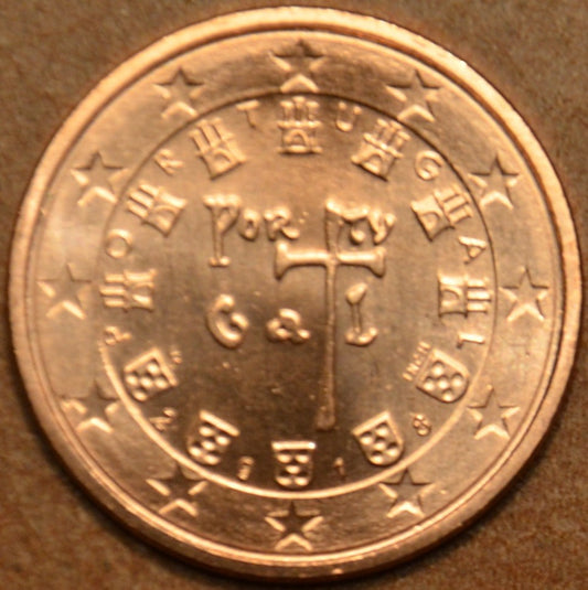 1 cent Portugália 2018 (UNC)