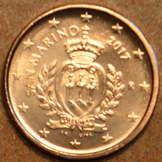 1 cent San Marino 2017 - Új dizájn (UNC)