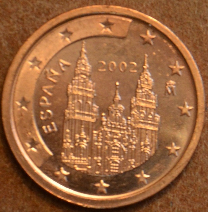 1 cent Spanyolország 2002 (UNC)