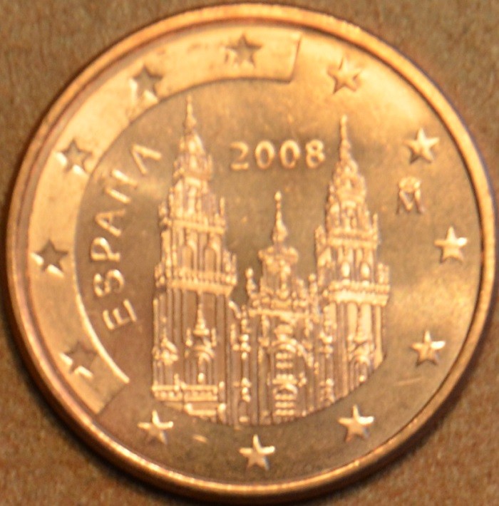 1 cent Spanyolország 2008 (UNC)