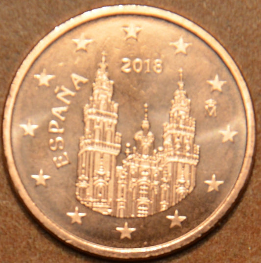 1 cent Spanyolország 2018 (UNC)