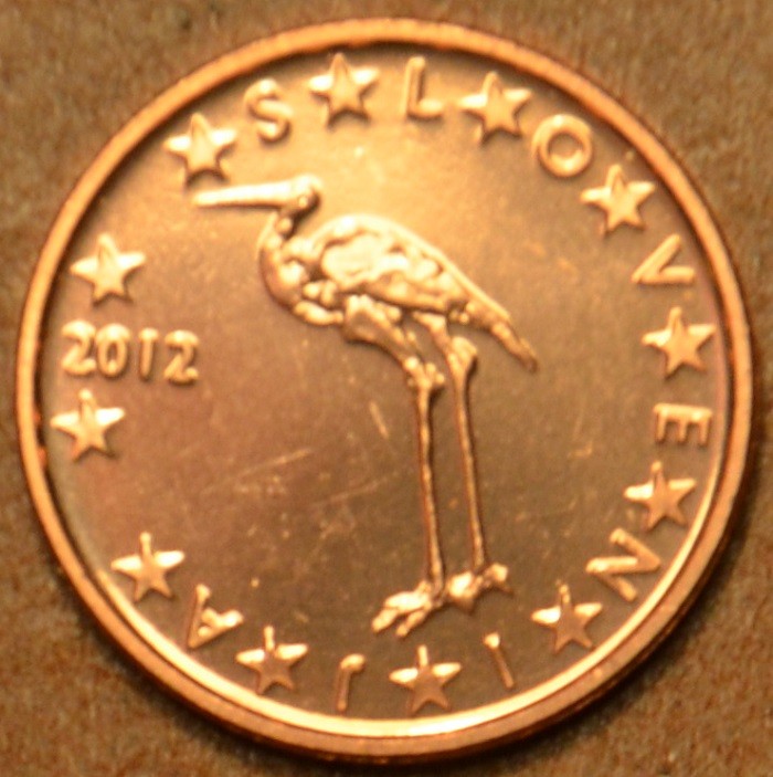 1 cent Szlovénia 2012 (UNC)