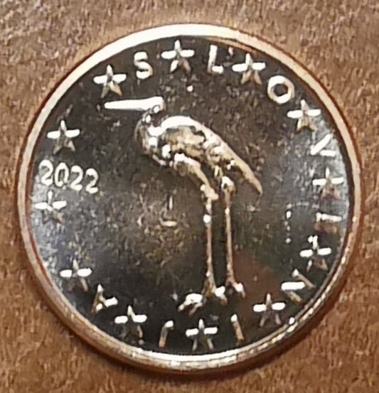 1 cent Szlovénia 2022 (UNC)
