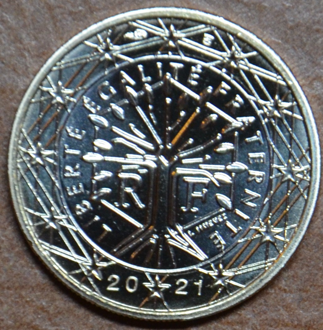1 Euro Franciaország 2021 (UNC)