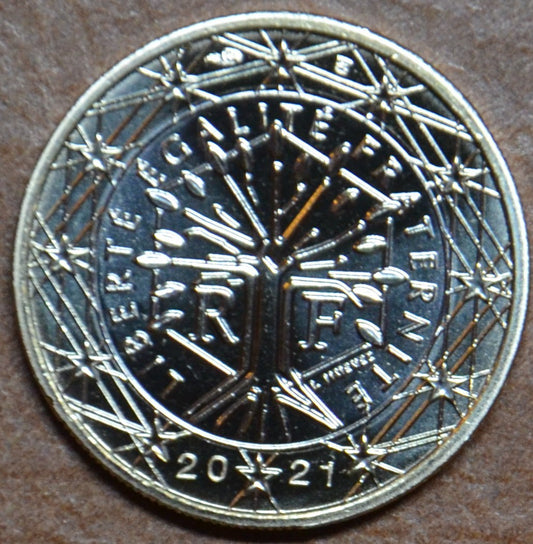 1 Euro Franciaország 2021 (UNC)