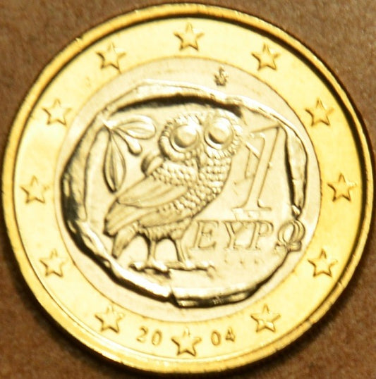 1 Euro Görögország 2004 (UNC)