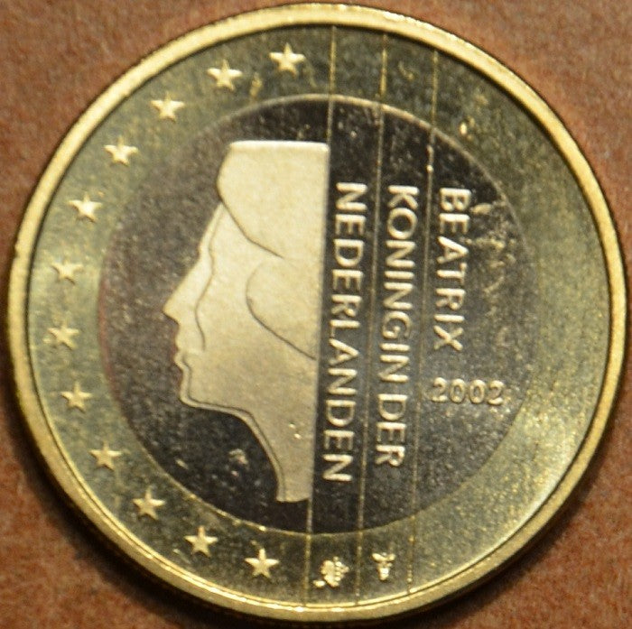 1 Euro Hollandia 2002 - Beatrix királynő (UNC)