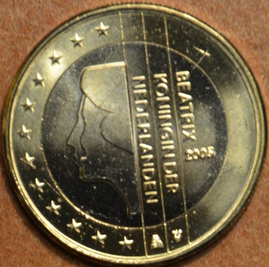 1 Euro Hollandia 2005 - Beatrix királynő (UNC)