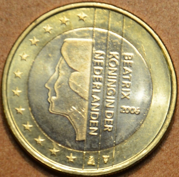 1 Euro Hollandia 2006 - Beatrix királynő (UNC)