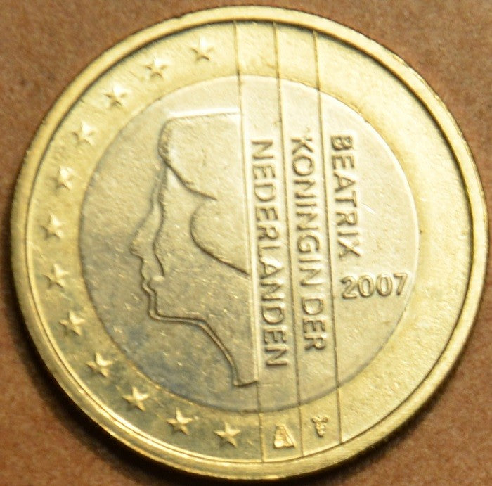 1 Euro Hollandia 2007 - Beatrix királynő (UNC)