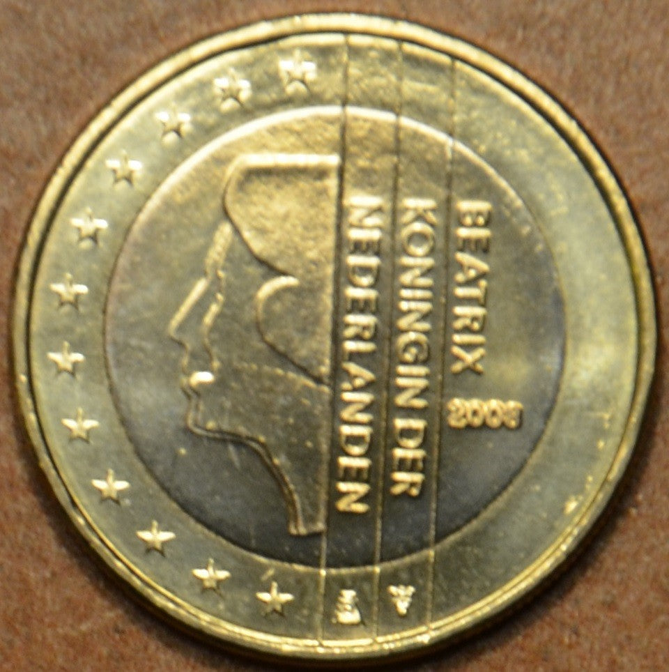 1 Euro Hollandia 2008 - Beatrix királynő (UNC)