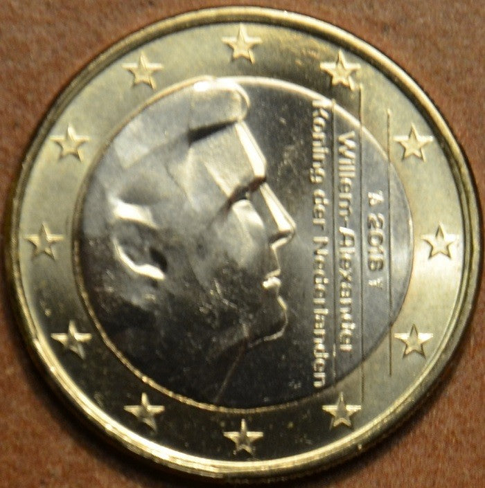 1 Euro Hollandia 2016 - Willem Alexander (UNC)