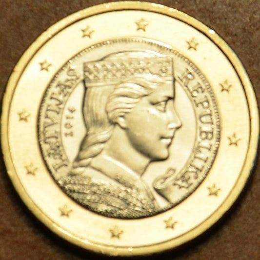 1 Euro Lettország 2014 (UNC)