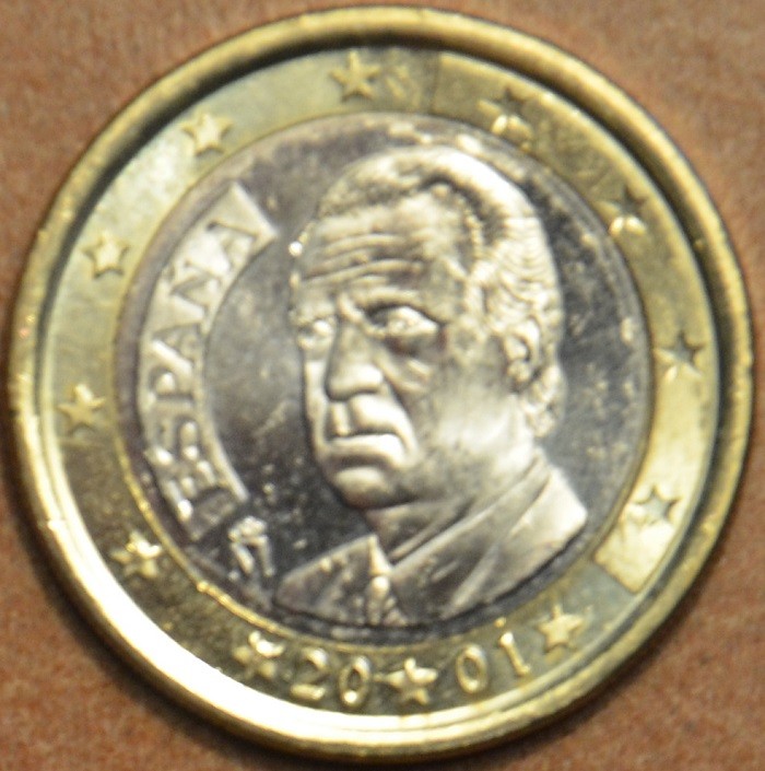 1 euro Spanyolország 2001 (UNC)