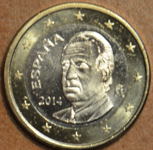 1 Euro Spanyolország 2014 (UNC)