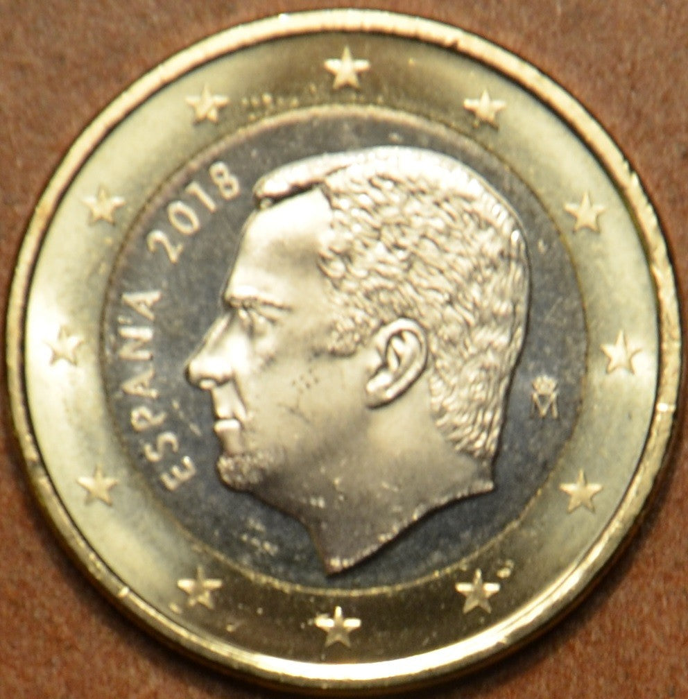 1 euro Spanyolország 2018 (UNC)