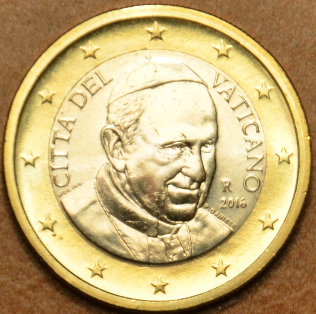 1 Euro Vatikán 2016 (BU)